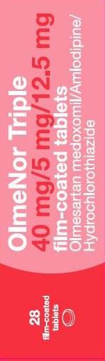Olmenor Triple 40/5/12.5mg